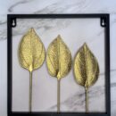 Decoracion Metalica Cuadrada 30X30X09Cm