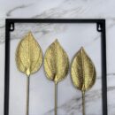 Decoracion Metalica Cuadrada 30X30X09Cm