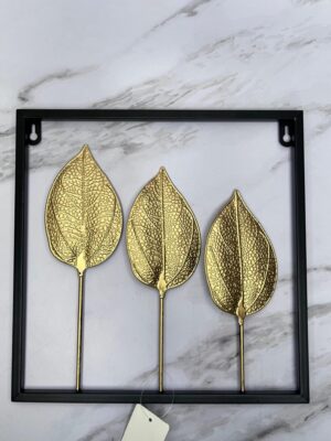 Decoracion Metalica Cuadrada 30X30X09Cm