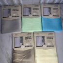 Cortina De Baño En Tela Polyester Colores Pastel