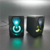 Parlantes Para Pc con luz, conexión USB