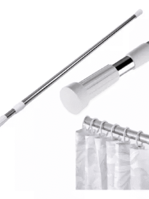 Barra Extensible Para Cortina De Baño Acero Inoxidable
