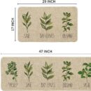 Set de tapetes de lino: Elegante, absorbente y duradero. Perfecto para tu cocina. Especias